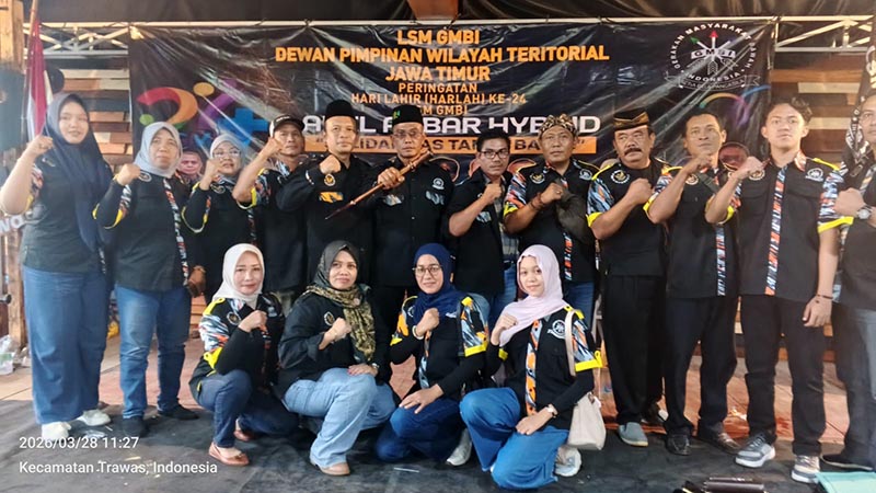 LSM GMBI Distrik Tulungagung Hadiri Harlah ke- 24 Tahun : Apel Akbar Dengan Tema Solidaritas Tanpa Batas